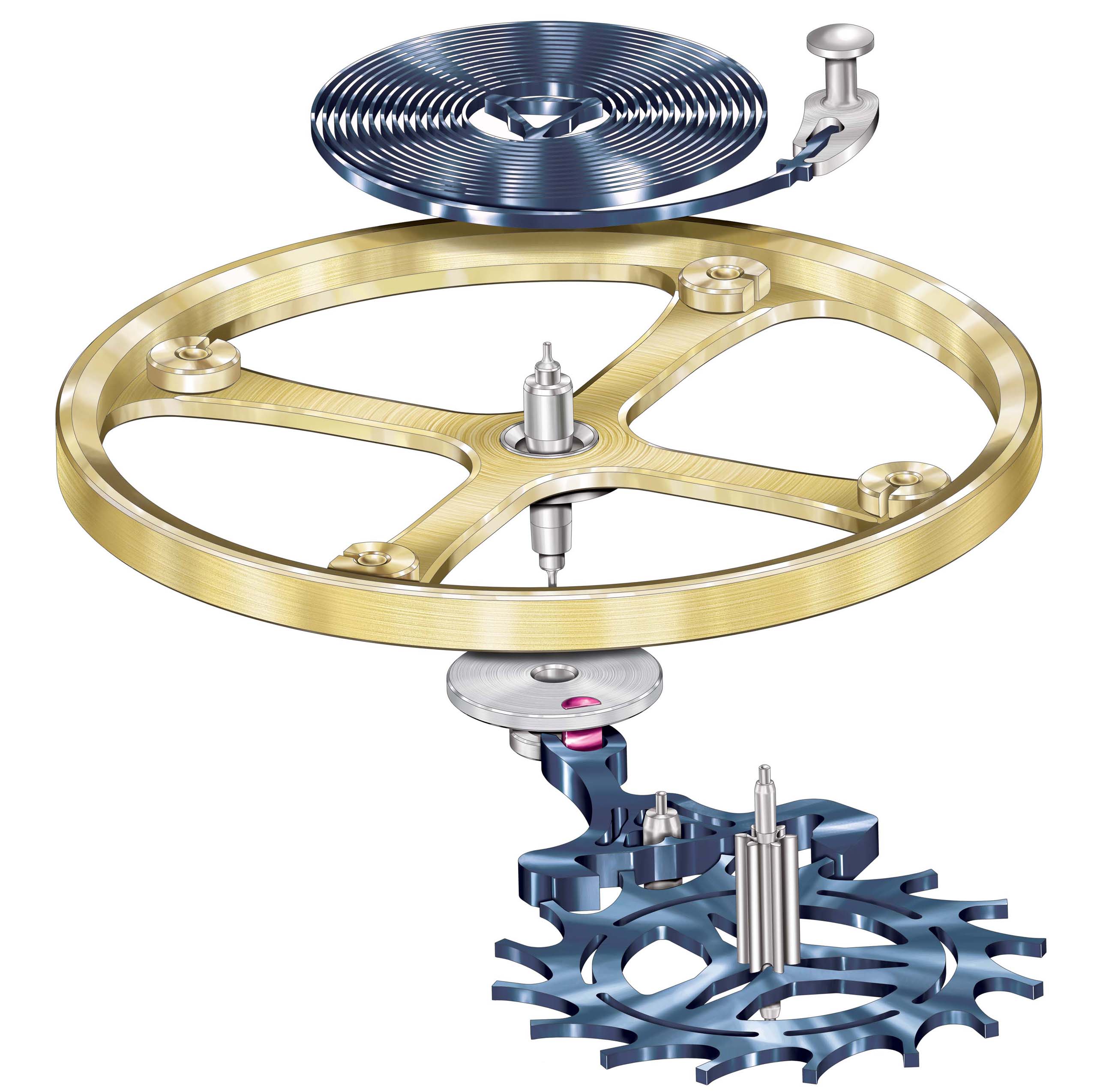 Patek Philippe Pulsomax escapement and Spiromax_HighTime